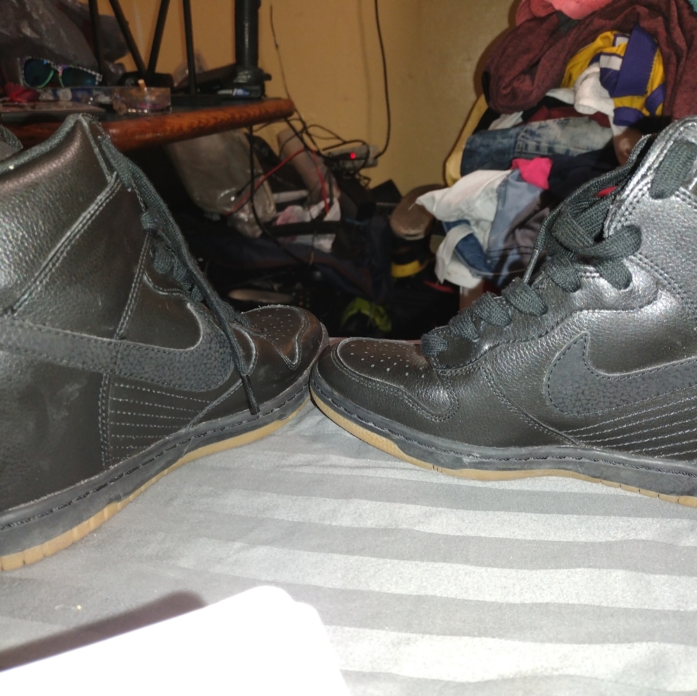 Women's Nike Dunk Sky Hi Hidden Wedge Essential Bl